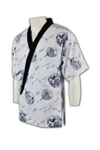 KI053 團體訂購日式廚師制服  來版訂購日本廚師衫  中袖 自訂制服款式  廚師制服專門店